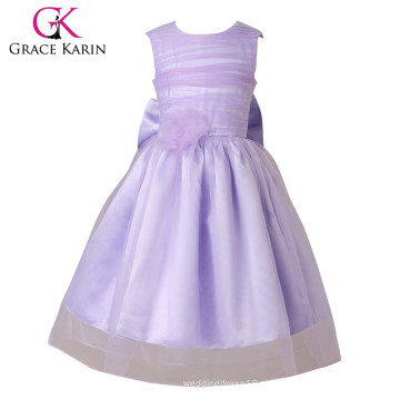 Grace Karin Light Lavender Os mais bonitos vestidos de meninas de flores CL4832